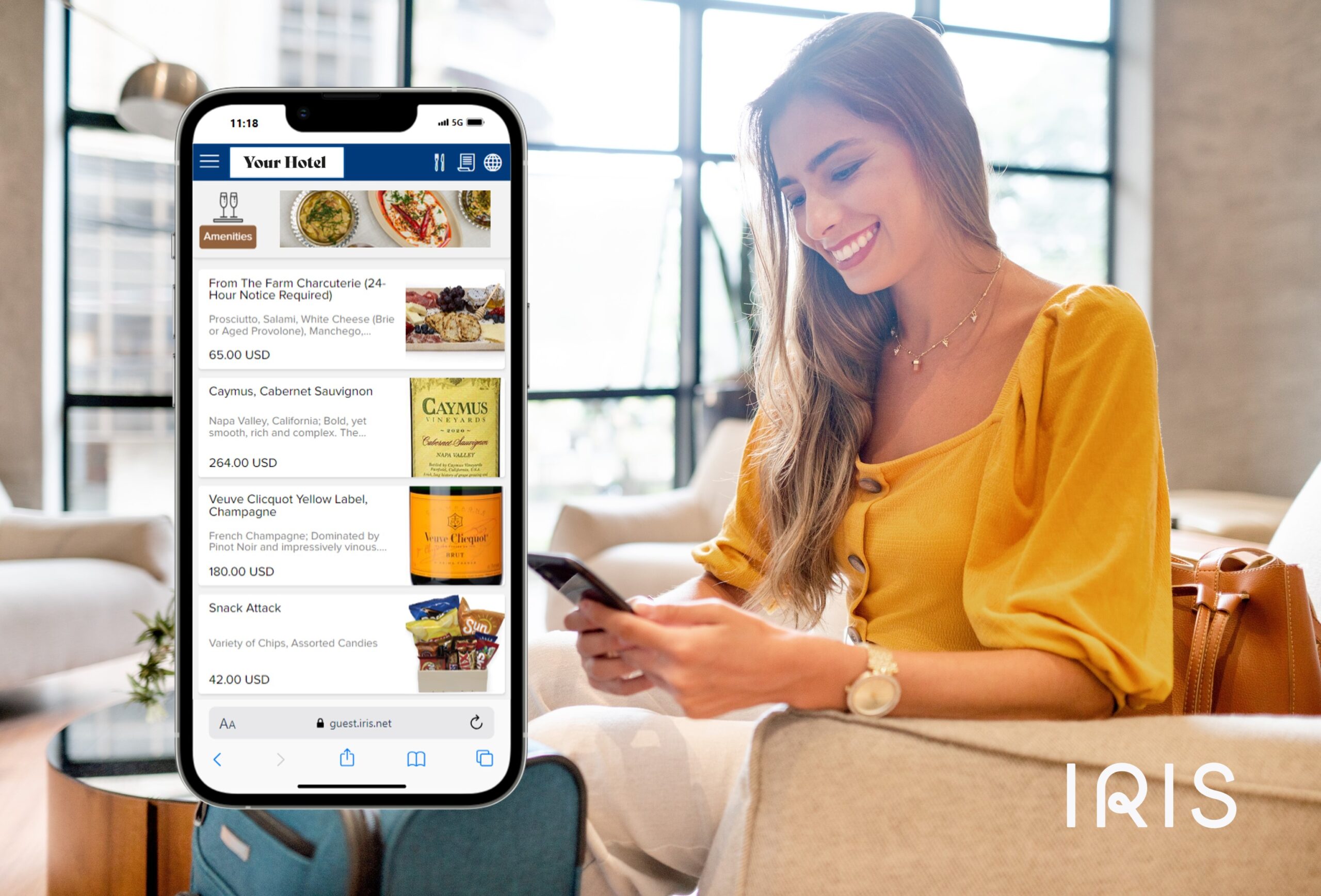 IRIS Unveils New Mobile Ordering Capabilities to Enhance Hotel Operations, Guest Engagement and Profitability |