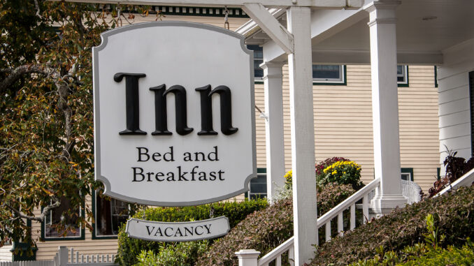 sign for an inn